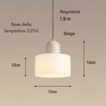 Bauhaus Style Pendant Light, Modern Design, Metal Finish, Ideal for Living Room
