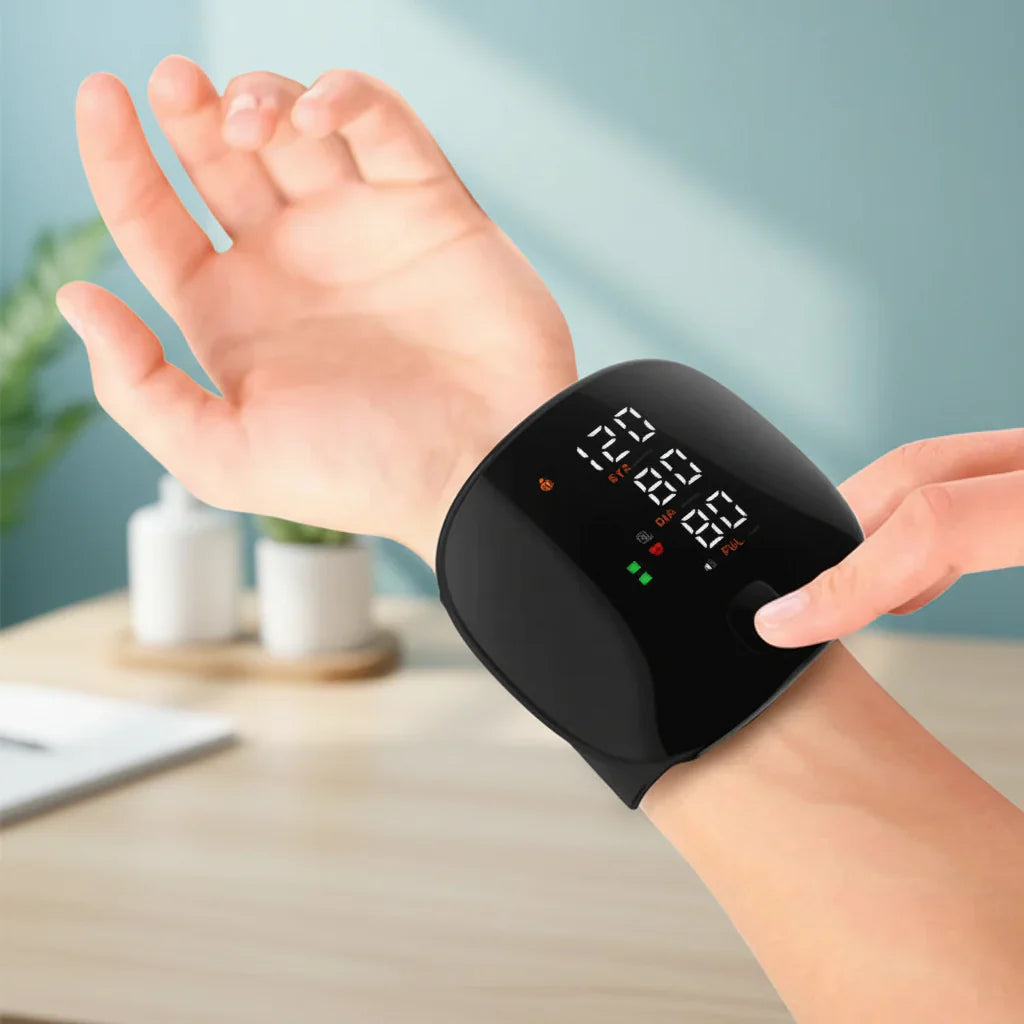 Automatic Digital Wrist Blood Pressure Monitor for Home Use