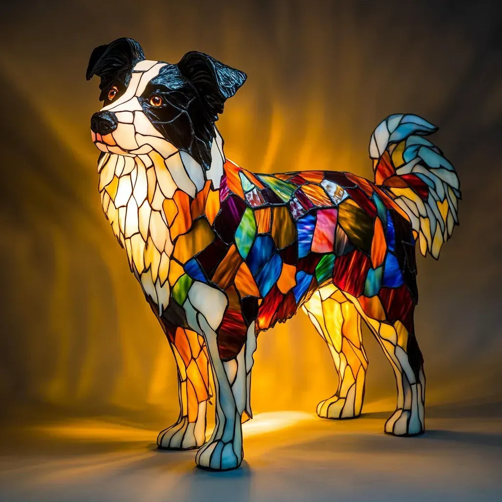 Handcrafted Dog Motif Lamp – Stylish Lighting for Dog Lovers