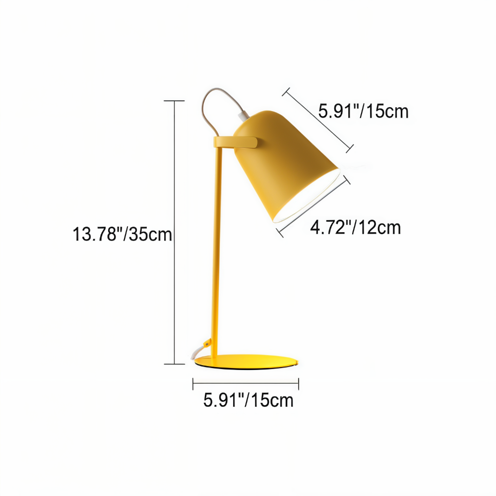 Contemporary Rotating Table Lamp – Gentle Illumination for Work and Relaxation