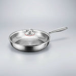 Hammered Titanium Non-Stick Frying Pan for Induction Cooktops and Everyday Cooking