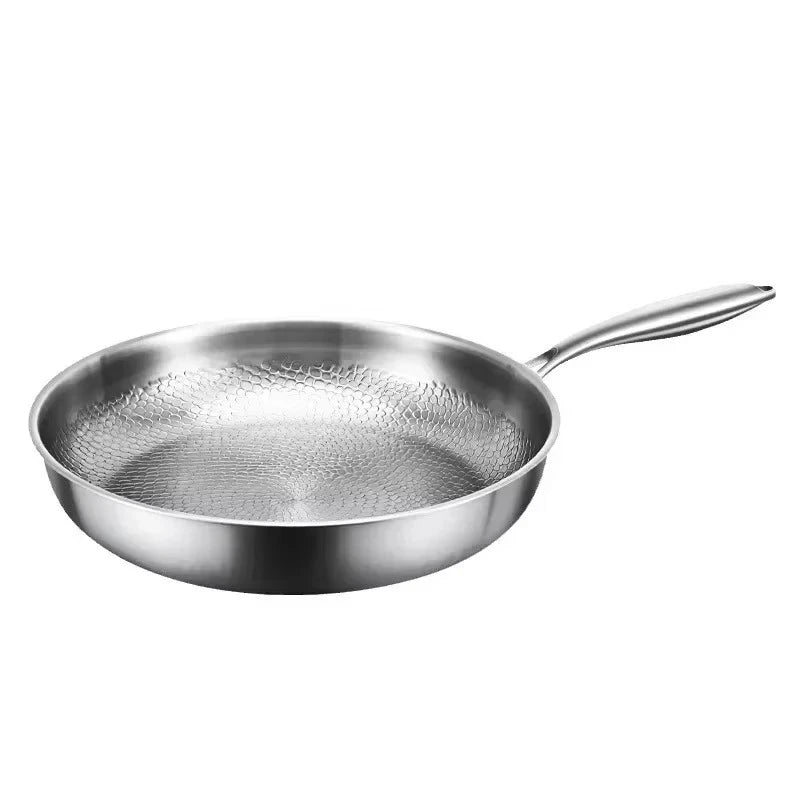 Hammered Titanium Non-Stick Frying Pan for Induction Cooktops and Everyday Cooking