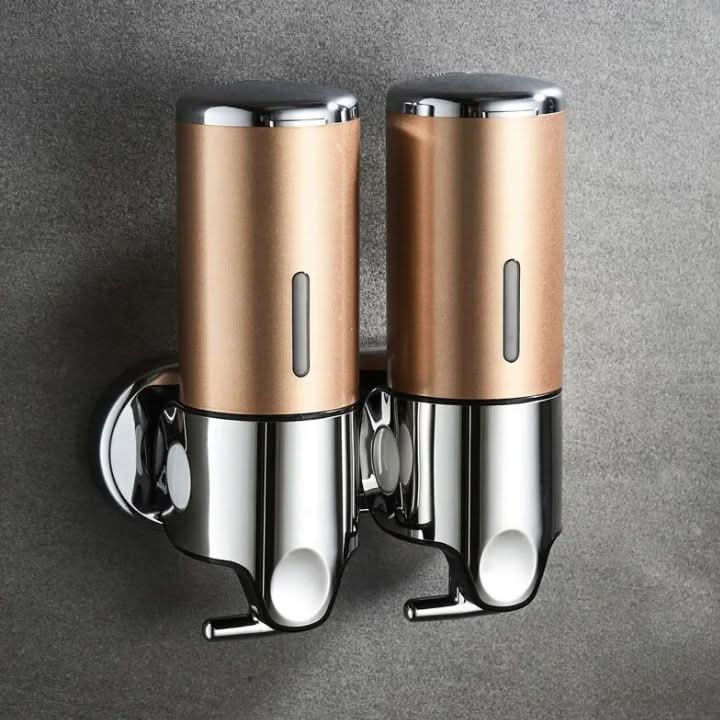 Premium Wall-Mounted Soap Dispenser with Elegant Stainless Steel Design