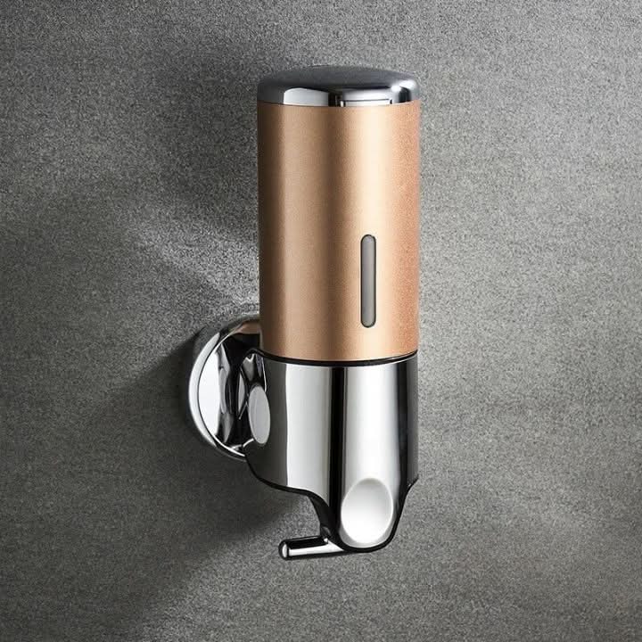 Premium Wall-Mounted Soap Dispenser with Elegant Stainless Steel Design