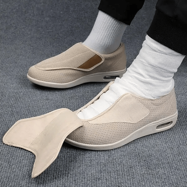 Diabetic Shoes with Memory Foam and Zero-Drop Design