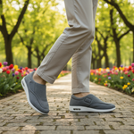 Diabetic Shoes with Memory Foam and Zero-Drop Design