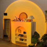 Stylish Projector Lamp with Sunset Effect for Living Spaces