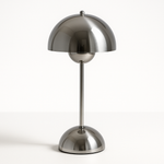 Scandinavian Design Lamp with Flower Glow