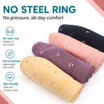 Comfortable Button Closure Bra