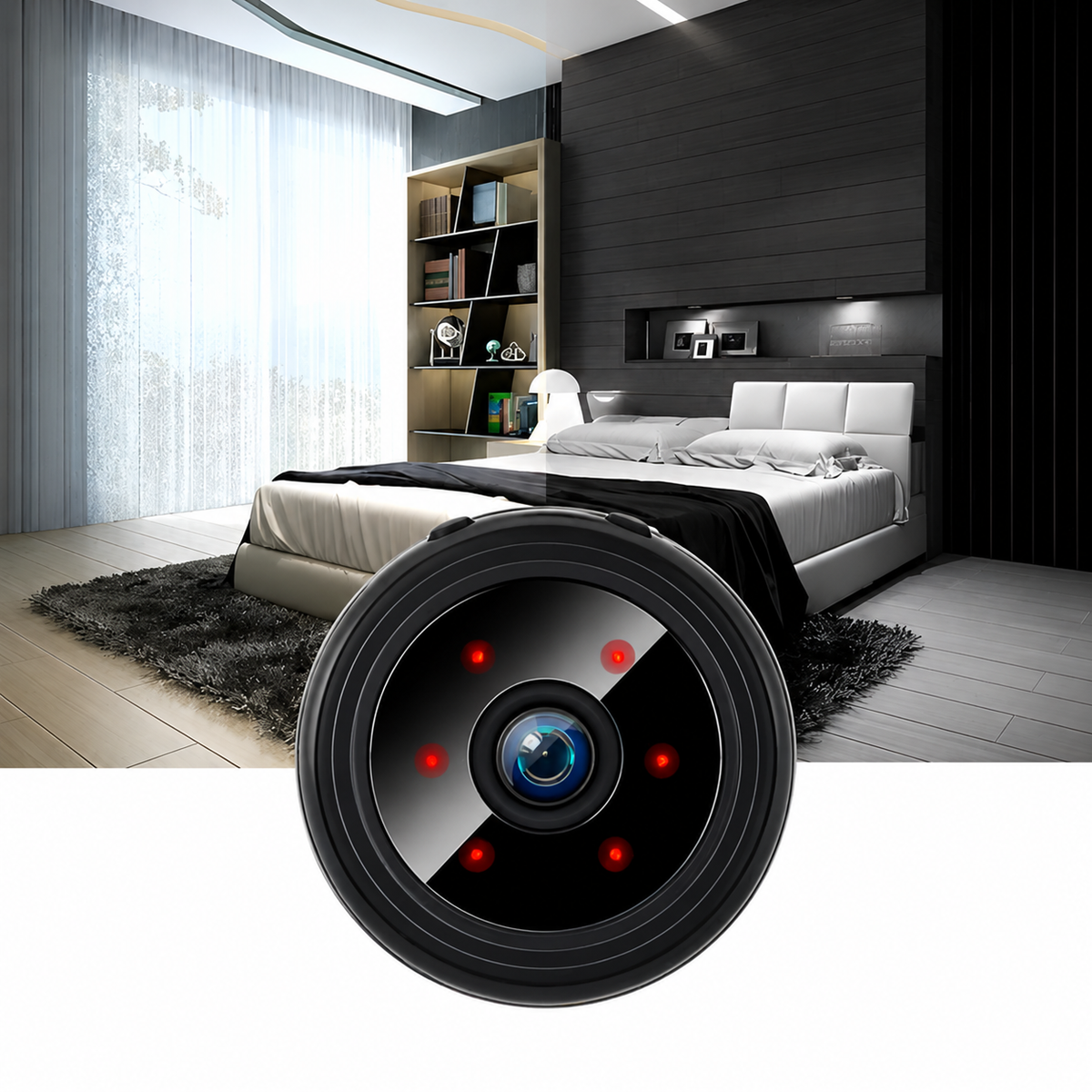 Compact HD Mini Camera with Night Vision – Versatile Surveillance Solution for Indoor and Outdoor Use