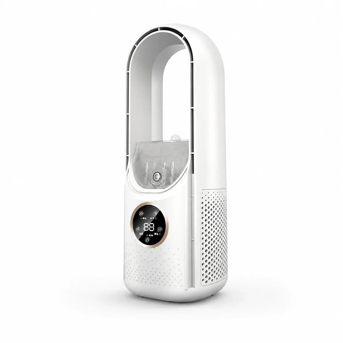 Compact Wireless Air Conditioner - Silent Cooling Without Rotor Blades