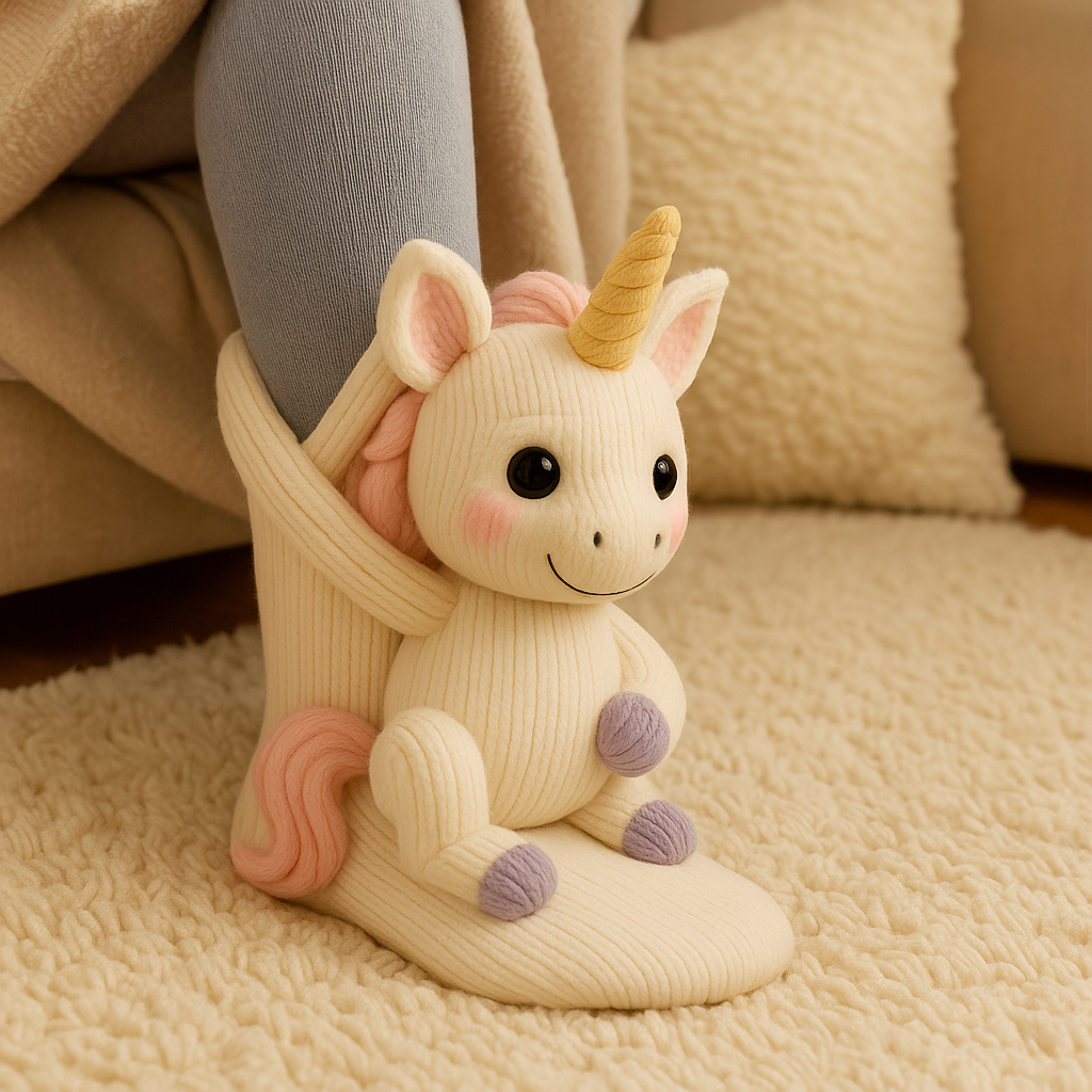 Plush Non-Slip Winter House Socks for Cozy Comfort - Unisex