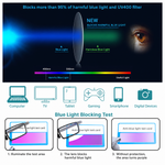 Lightweight Folding Reading Glasses with Blue Light Filter