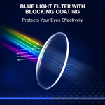 Lightweight Folding Reading Glasses with Blue Light Filter