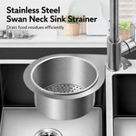 Swan-Shaped Stainless Steel Colander