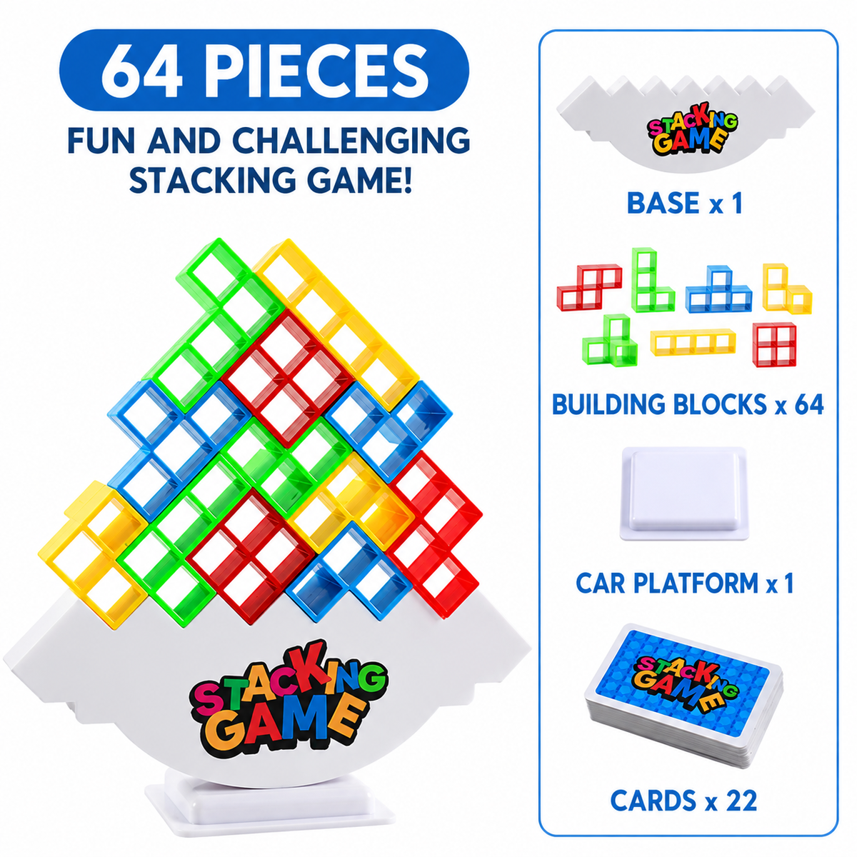 Stacking Game | Tower Building Fun