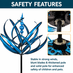 Garden Weather Vane | Lotus Spinner
