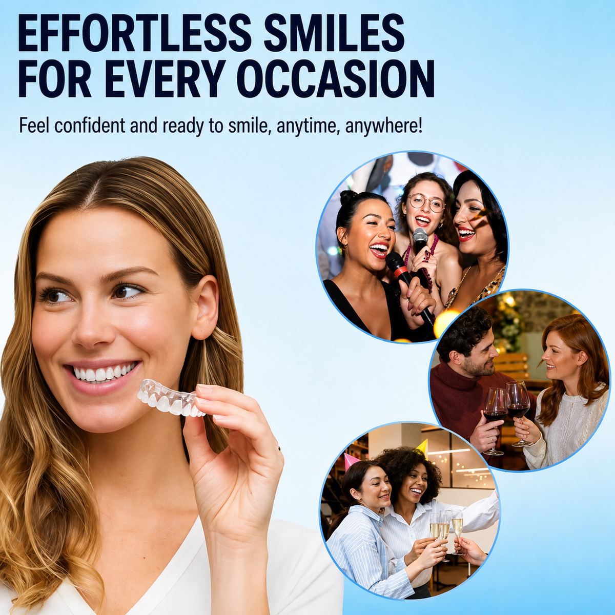 Comfortable Silicone Reline Denture Set