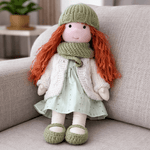 Handmade Waldorf Doll Crafted from Cotton for Creative Play