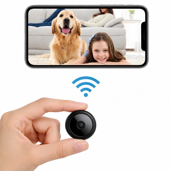 Compact HD Mini Camera with Night Vision – Versatile Surveillance Solution for Indoor and Outdoor Use