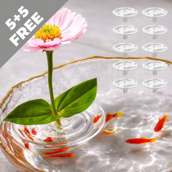 5+5 FREE | Flower Support – Instantly Keeps Flowers Upright and Impressive