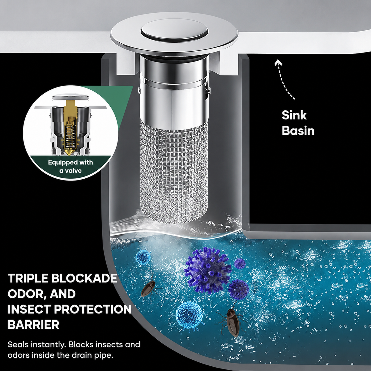 Drain Protector - Maintains Clean and Fresh Drains | Buy 1 Get 1 Free