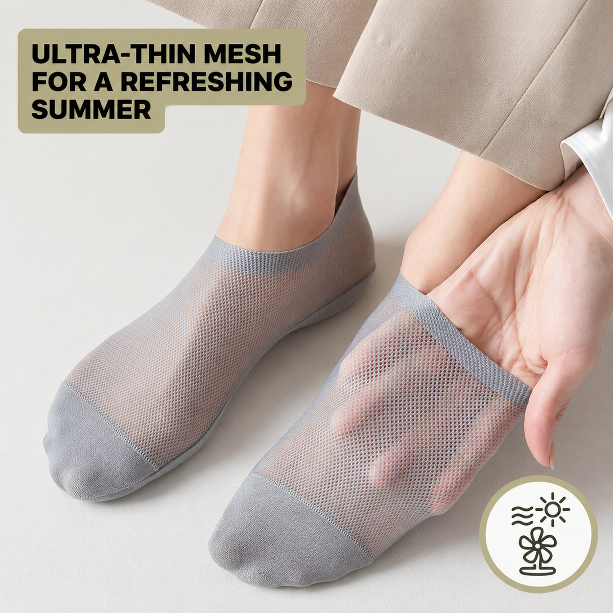 3+3 FREE | Non-Slip Grip – Stays in place. No slipping. Comfortable feel.