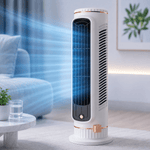 Blade-less Tower Fan for 360° Air Circulation