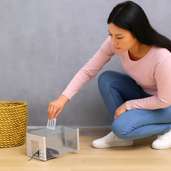Animal-Friendly Live Trap for Safe and Humane Rodent Control Indoors and Outdoors
