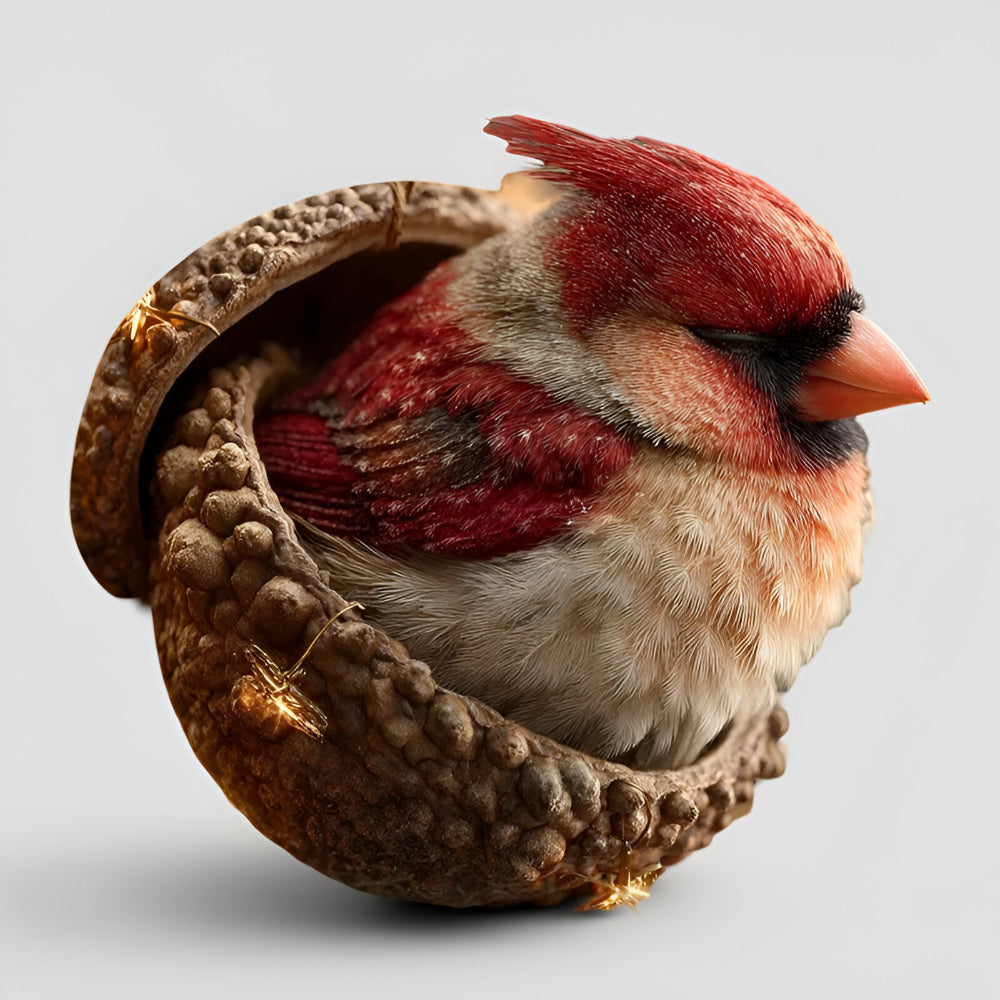 Woodland Animal Christmas Tree Ornaments - Acorn Holiday Decor