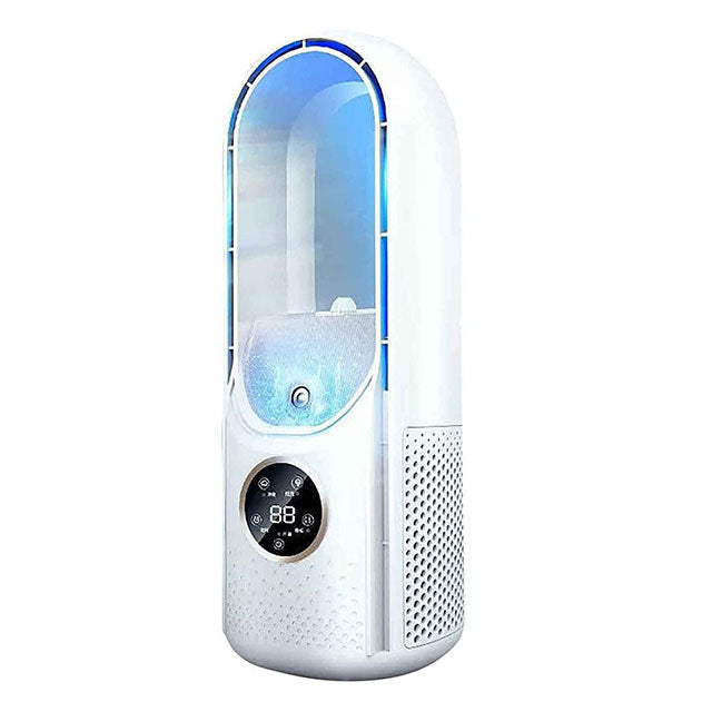 Bladeless Portable Air Cooler | Ultra-Quiet, Ergonomic Design Perfect for Home and Office Use