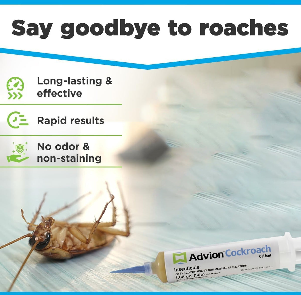 Non-Toxic Cockroach Gel Bait, Effective Cockroach Killer, Pest Control Solution
