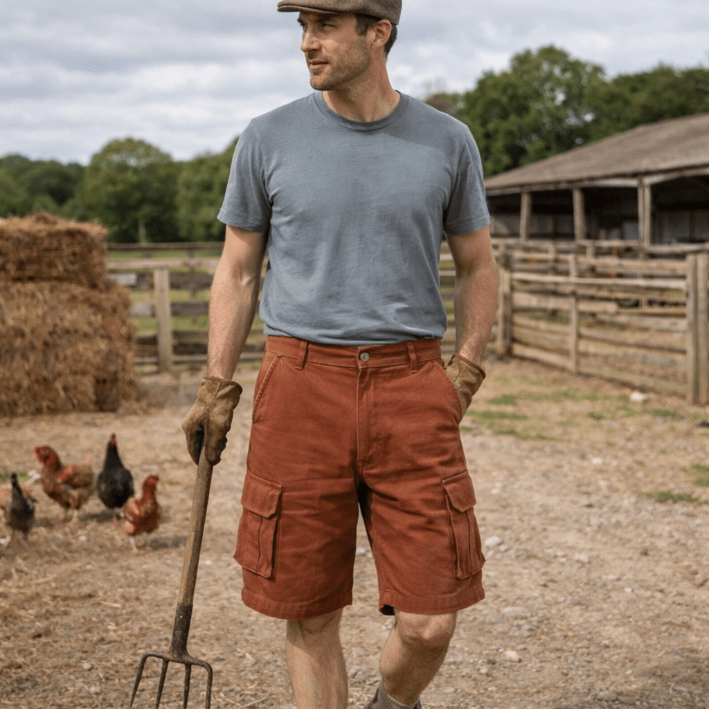 Comfortable Cargo Shorts with Multiple Pockets for Men