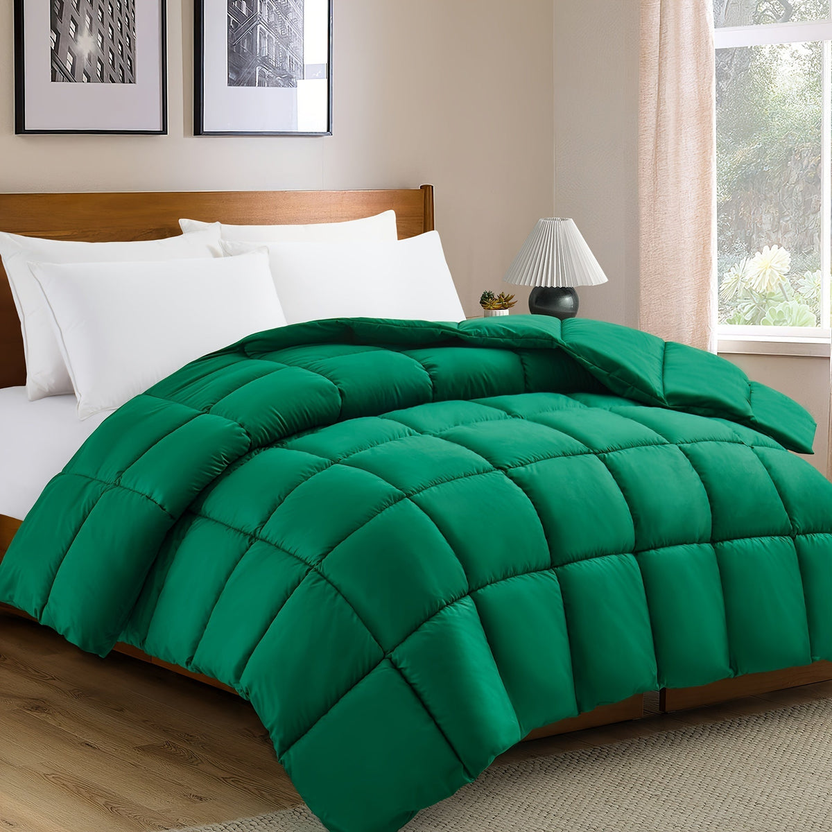 Extra Soft Reversible Quilted Comforter 220x240 – Cozy and Suitable for All Seasons