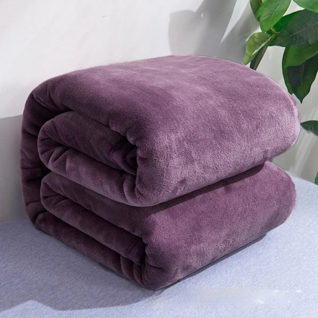 Reversible Sherpa Fleece Blanket – Ultra Warm, Soft, and Comfortable for All Seasons, Machine Washable