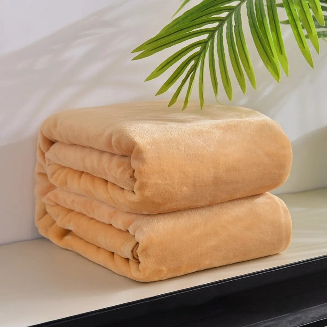 Reversible Sherpa Fleece Blanket – Ultra Warm, Soft, and Comfortable for All Seasons, Machine Washable