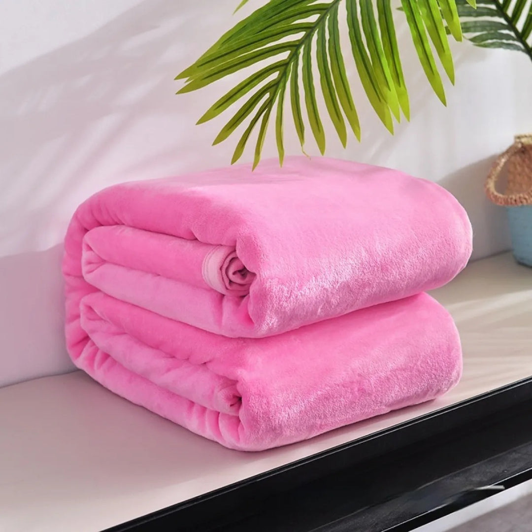 Reversible Sherpa Fleece Blanket – Ultra Warm, Soft, and Comfortable for All Seasons, Machine Washable