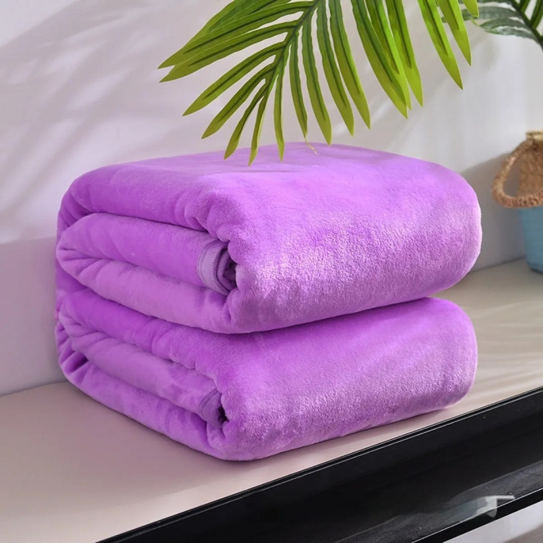 Reversible Sherpa Fleece Blanket – Ultra Warm, Soft, and Comfortable for All Seasons, Machine Washable