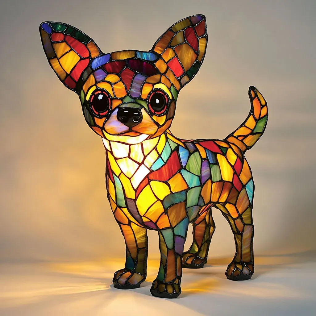 Handcrafted Dog Motif Lamp – Stylish Lighting for Dog Lovers