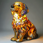 Handcrafted Dog Motif Lamp – Stylish Lighting for Dog Lovers