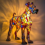 Handcrafted Dog Motif Lamp – Stylish Lighting for Dog Lovers