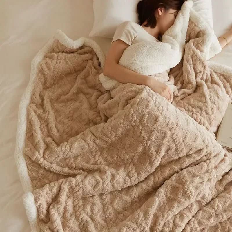 Fluffy Lambswool Blanket for Ultimate Warmth