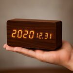 Modern Wooden Digital LED Alarm Clock