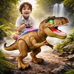 Remote Control Walking Dinosaur Toy with LED Lights