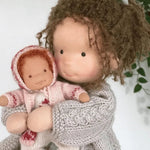 Waldorf-Style Soft Fabric Doll Toy - Ideal Gift for Kids