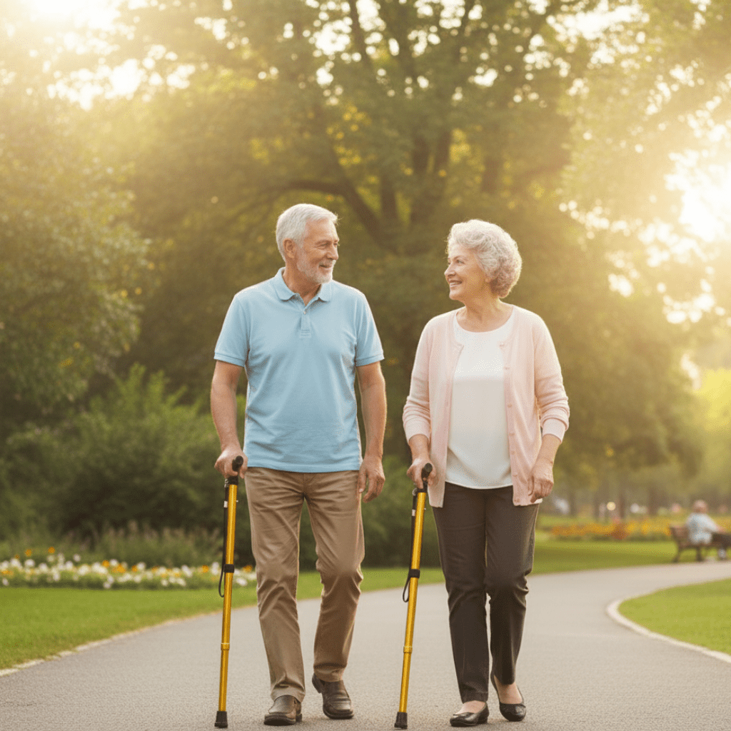 Lightweight Aluminum Walking Cane for Seniors