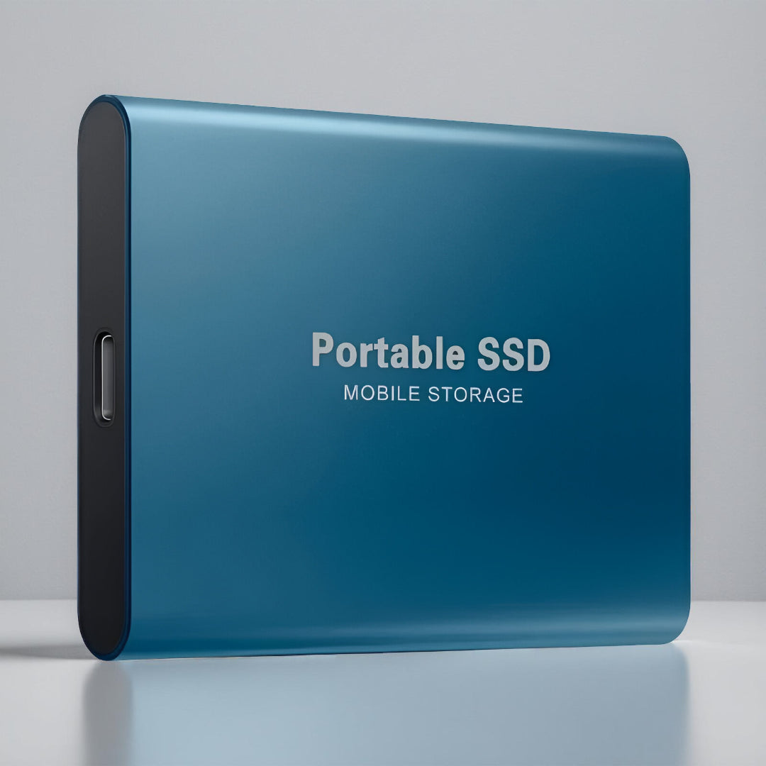 Portable USB-C External SSD Data Storage