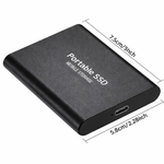 Portable USB-C External SSD Data Storage