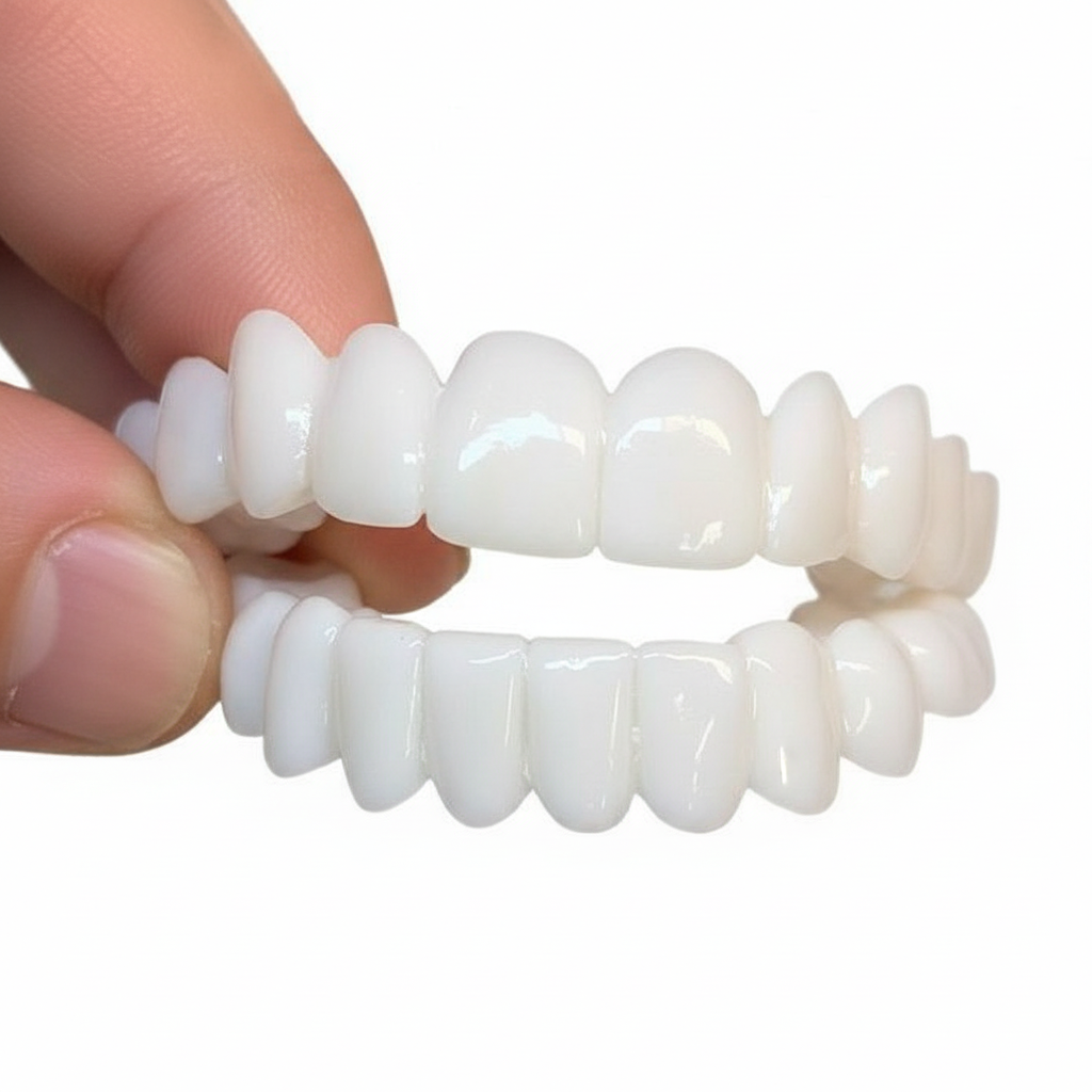 Customizable Smile Veneers | Cosmetic Tooth Covers | Medical-Grade Resin | Instant Smile Correction | Upper & Lower Jaw