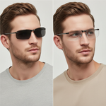 Polarized Photochromic Sunglasses | UV400 Protection | Automatic Light Adjustment (Day & Night) | Intelligent Glare Reduction for Drivers & Outdoor Use